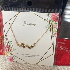 Dreamers Gold Star Necklace
